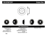 Stoptech 07-14 Jeep Wrangler Performance Rear Cryo Brake Rotor
