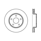Stoptech 07-14 Jeep Wrangler Performance Front Cryo Brake Rotor