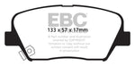 EBC 13+ Hyundai Santa Fe 2.0 Turbo Greenstuff Front Brake Pads