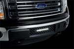 Putco 11-14 Ford F-150 - EcoBoost Bumper Grille Insert - Black SS Diamond w/ 10in Luminix Light Bar