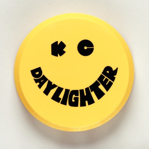 KC HiLiTES 6in. Round Hard Cover for Daylighter/SlimLite/Pro-Sport (Single) - Yellow w/Black Smile