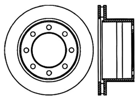 StopTech Cryo Slotted Sport Brake Rotor 01-02 Dodge Ram 2500/3500 Pickup