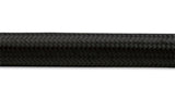 Vibrant -8 AN Black Nylon Braided Flex Hose (10 foot roll)