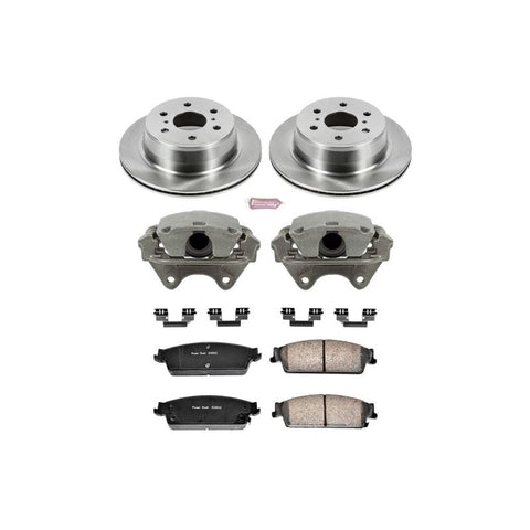 Power Stop 07-14 Cadillac Escalade Autospecialty Kit w/ Calipers - Rear