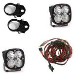 Baja Designs Squadron Sport Polaris LED Light Pods w/ 2.0in Harness/Vertical Mounts Kit