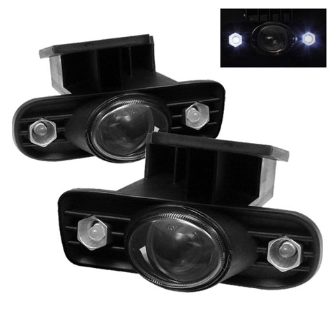 Spyder GMC Sierra 1500/2500 99-02 LED Projector Fog Lights w/Switch Smke FL-P-GS99-HL-SM