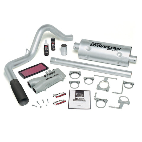Banks Power 93-97 Ford 460 Ext/Crew Auto Stinger System - SS Single Exhaust w/ Black Tip