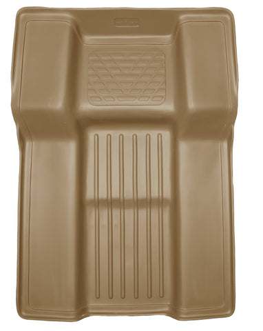 Husky Liners 07-10 GM Escalade/Tahoe/Yukon WeatherBeater Tan Walkway (2nd Row Bucket) Floor Liners