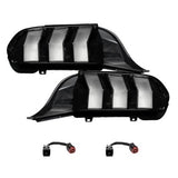 2024+ Ford Mustang Clear LED Tail Lights Sequential (Pair) (FORM Lighting)
