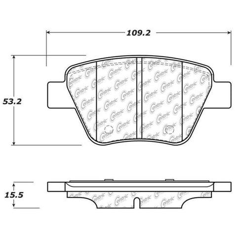 StopTech Street Touring Volkswagen Rear Brake Pads