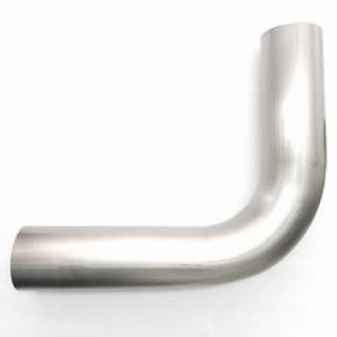 Ticon Industries 2.5in Diameter 90 Degree .047in WT 3.75in CLR 4in Leg/6in Leg Titanium Mandrel Bend