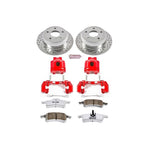 Power Stop 99-04 Jeep Grand Cherokee Z26 Street Kit w/ Calipers - Rear