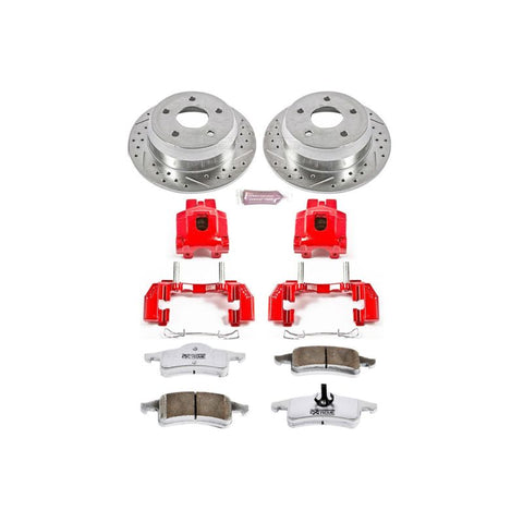 Power Stop 99-04 Jeep Grand Cherokee Z26 Street Kit w/ Calipers - Rear