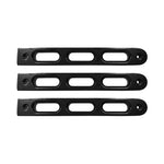 DV8 Offroad 2007-2018 Jeep JK Black Slot Style Door Handle Inserts - Set Of 3