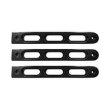 DV8 Offroad 2007-2018 Jeep JK Black Slot Style Door Handle Inserts - Set Of 3