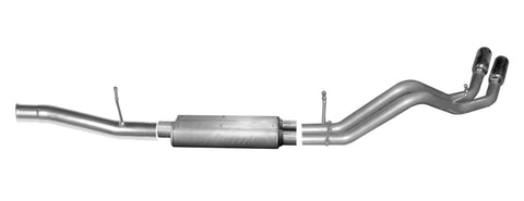 Gibson 15-18 Chevrolet Silverado 1500 LS 5.3L 3in/2.25in Cat-Back Dual Sport Exhaust - Aluminized