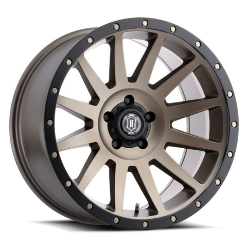 ICON Compression 20X10 / 6x5.5 / -19MM / 4.75in BS / 106.10mm Bore - Bronze Wheel