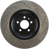 StopTech Cross Drilled Sport Brake Rotor - 2015 Ford Mustang Non-Brembo - Front Right