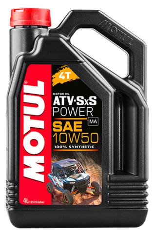 Motul 4L ATV-SXS POWER 4-Stroke Engine Oil 10W50 4T - Single