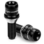 Raceseng TLR-1 Titanium Lug Bolt Set - M14x1.5mm / Conical 60 Deg. Floating Seat - Brushed Black