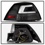 Spyder 08-09 Pontiac G8 Version 2 Light Bar LED Tail Lights - Black - ALT-YD-PG808V2-LB-BK