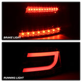 Spyder Audi A6 05-08 4Dr Sedan Only Light Bar LED Tail Lights Smke ALT-YD-AA605V2-LBLED-SM