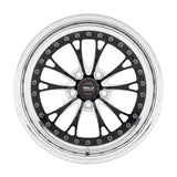 Weld Vitesse 17x10 / 5x4.5mm BP / 8in. BS Low Pad Black Wheel - Polished Non-Beadlock