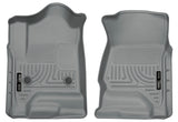 Husky Liners 14 Chevrolet Silverado 1500/GMC Sierra 1500 WeatherBeater Grey Front Floor Liners