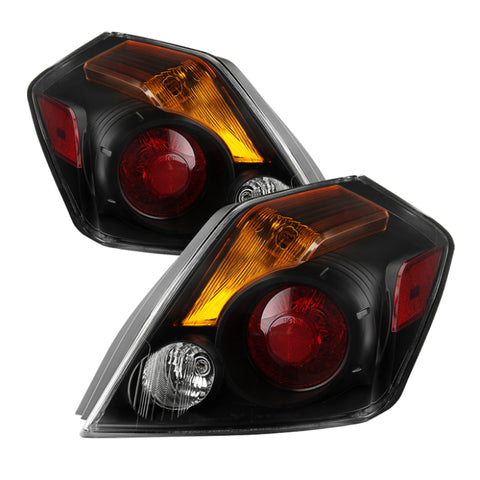 Xtune Nissan Altima Sedan & Hybrid 2007-2012 OEM Style Tail Lights -Black ALT-JH-NA07-4D-OE-BK