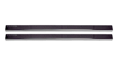 Putco 2019 Chevy Silv LD / GMC Sierra?LD Fits Dbl Cab & Reg Cab (2pcs) Black Platinum Door Sills