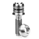 Raceseng TLR-1 Titanium Lug Bolt Set - M14x1.5mm / R13 Floating Seat - Brushed