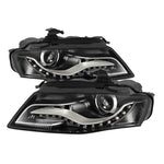 Xtune Audi A4 09-11 Projector Headlights OE Style Halogen Model Only Black PRO-JH-AA409-NA-BK