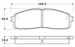 StopTech Street Touring 87-92 MK3 Supra Rear Brake Pads