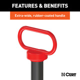 Curt 1in Clevis Pin w/Handle and Clip