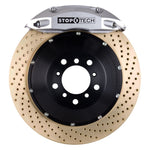 StopTech 2015 VW GTI Front BBK w/ Silver ST-40 Caliper Zinc Drilled 355x32 2pc Rotor