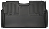 Husky Liners 15 Ford F-150 SuperCrew Cab WeatherBeater Black 2nd Seat Floor Liner