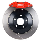 StopTech 03-07 Honda Accord Rear BBK w/ Red ST-40 Calipers Slotted 328x28mm Rotors/Pads/SS Line