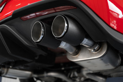 MBRP Armor Pro Cat-Back Exhaust with Carbon Fiber Tips 18-23 Mustang GT w/ Active Exhaust