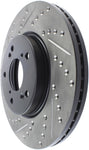 StopTech 09-10 Acura TSX/ 08-10 Honda Accord Coupe Right Front Slotted & Drilled Rotor
