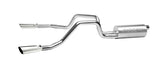 Gibson 09-10 Dodge Ram 1500 SLT 4.7L 2.25in Cat-Back Dual Split Exhaust - Aluminized