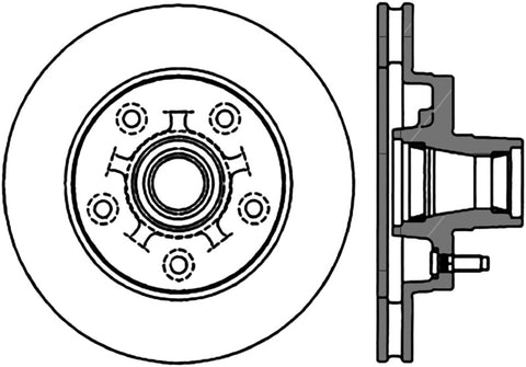 Stoptech 89-92 Chevy Camaro/89-95 S-10 Blazer 2WD / 89-92 Pontiac Firebird CRYO-STOP Brake Rotors