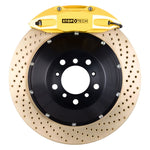StopTech BBK 14-15 BMW M3 / M4 Rear Yellow ST-40 Calipers 380x32 Zinc Drilled Rotors