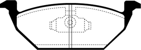 EBC 98-99 Volkswagen Beetle 2.0 Greenstuff Front Brake Pads