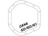 aFe Street Series Dana 60 Front Differential Cover Raw w/ Machined Fins 17-20 Ford Trucks (Dana 60)
