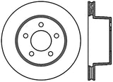 StopTech 97-99 Jeep Wrangler TJ Front Left Cryo Slotted Sport Brake Rotor