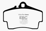 EBC 98-05 Porsche 911 (996) (Cast Iron Rotor only) 3.4 Carrera 2 Redstuff Rear Brake Pads