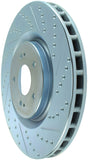StopTech Select Sport 08-11 Mitsubishi Evo X Slotted and Drilled Left Front Rotor