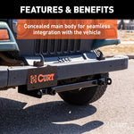 Curt Custom Tow Bar Base Plate for 97-06 Jeep Wrangler TJ