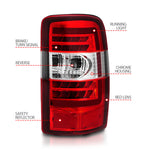 ANZO 2000-2006 Chevrolet Tahoe LED Tail Lights