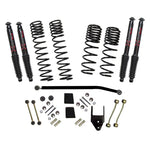 Skyjacker Diesel 3.5-4in Dual Rate Long Trvl Sus Lift Kit w/Blk MAX Shocks - 2020 Jeep JL 4WD Rub